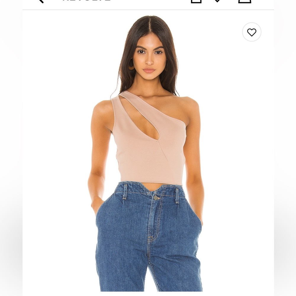Superdown top - Nava Asymmetrical Crop Top